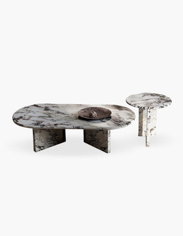Goliah Coffee Table Set, Marble