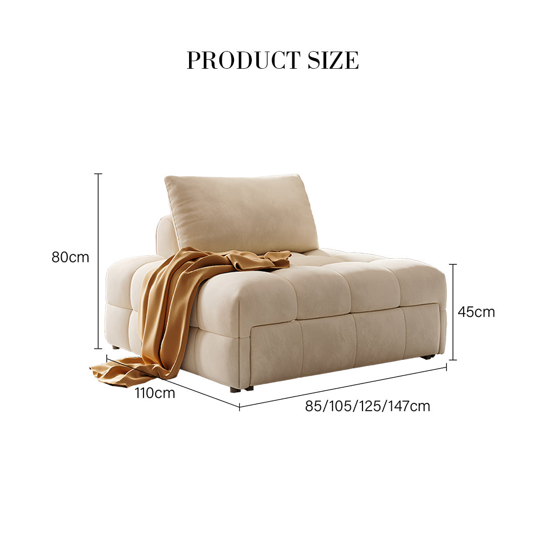 Nia Single Sofa Bed, Mini Sofa Bed