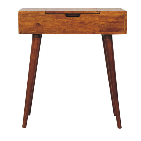 Artisan Furniture Solid Mango Wood Mini Chestnut Fold Vanity