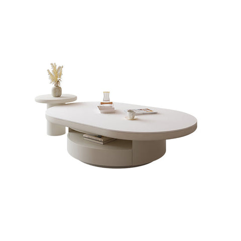 Yoho Coffee Table Set, Cream