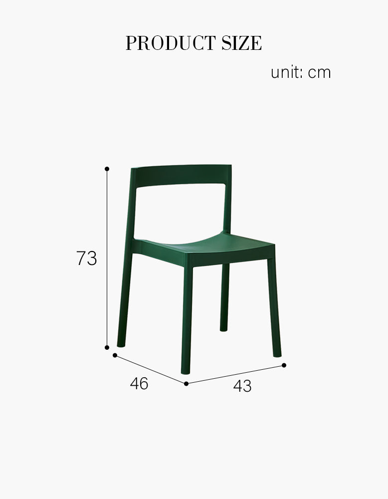 McAllister Plastic Dining Chair, PP