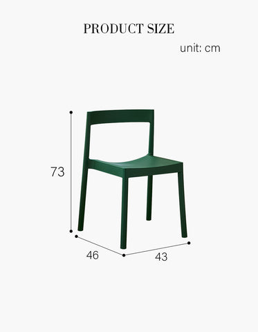 McAllister Plastic Dining Chair, PP