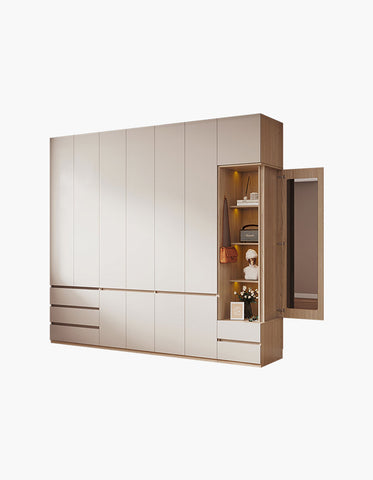 Tiwari Small Wardrobe, 2 Double Wardrobe With Dressing Table, More Size