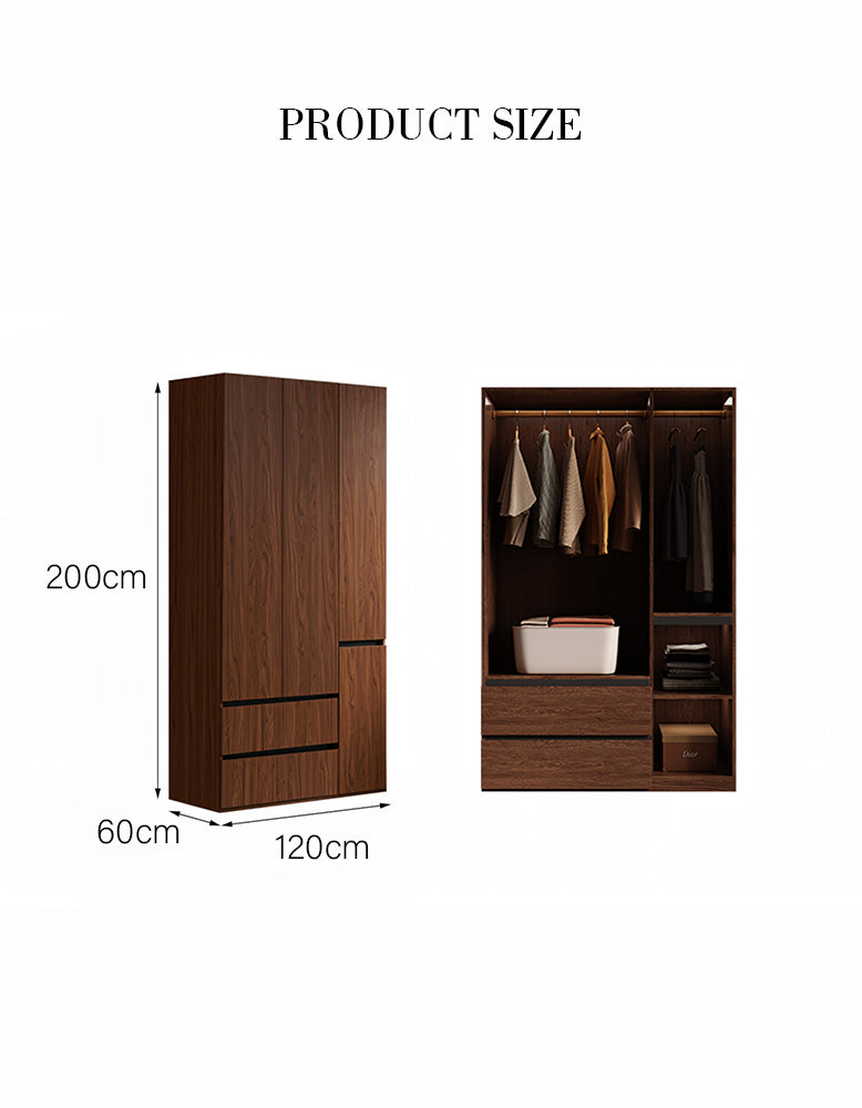 Aisha Wardrobe, 2 Door Wardrobe, 4 Door Wardrobe, More Sizes