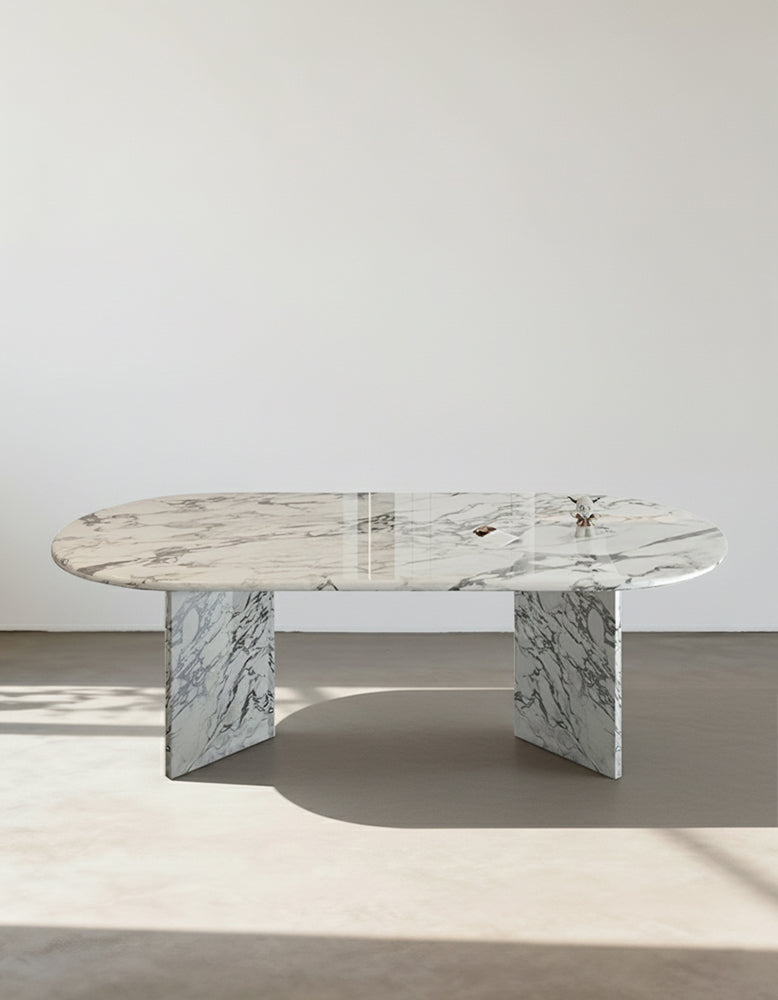 Gillian Dining Table, Marble