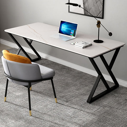 Simon Office Desk, Sintered Stone