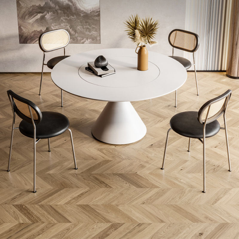 Ozzie Round Dining Table, White