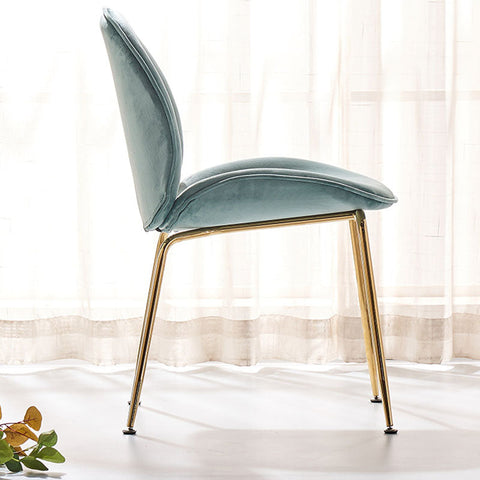 Lule Dining Chair, Gold Legs