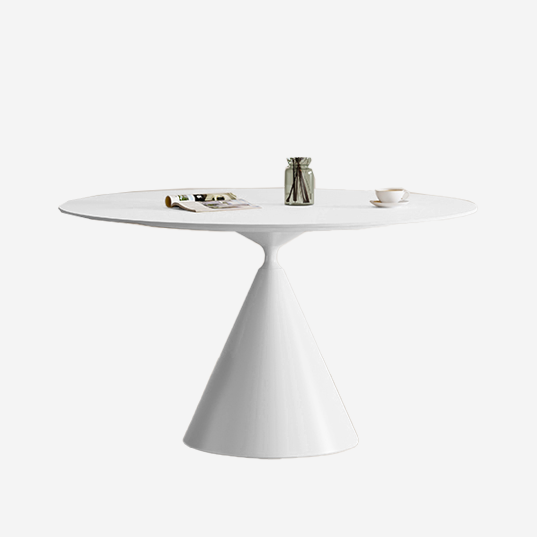 Calvin Cone Round Dining Table, Black