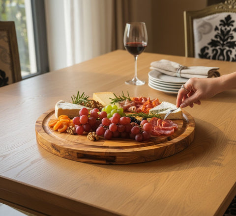 Wood Cutting Board | Handmade Wooden Chopping Board UK | Natural Kitchen Gift | Serving Board