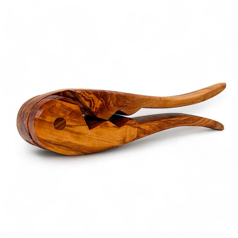 Olive Wood Pliers Nutcracker | Handheld Wooden Lever Manual Walnut Cracker
