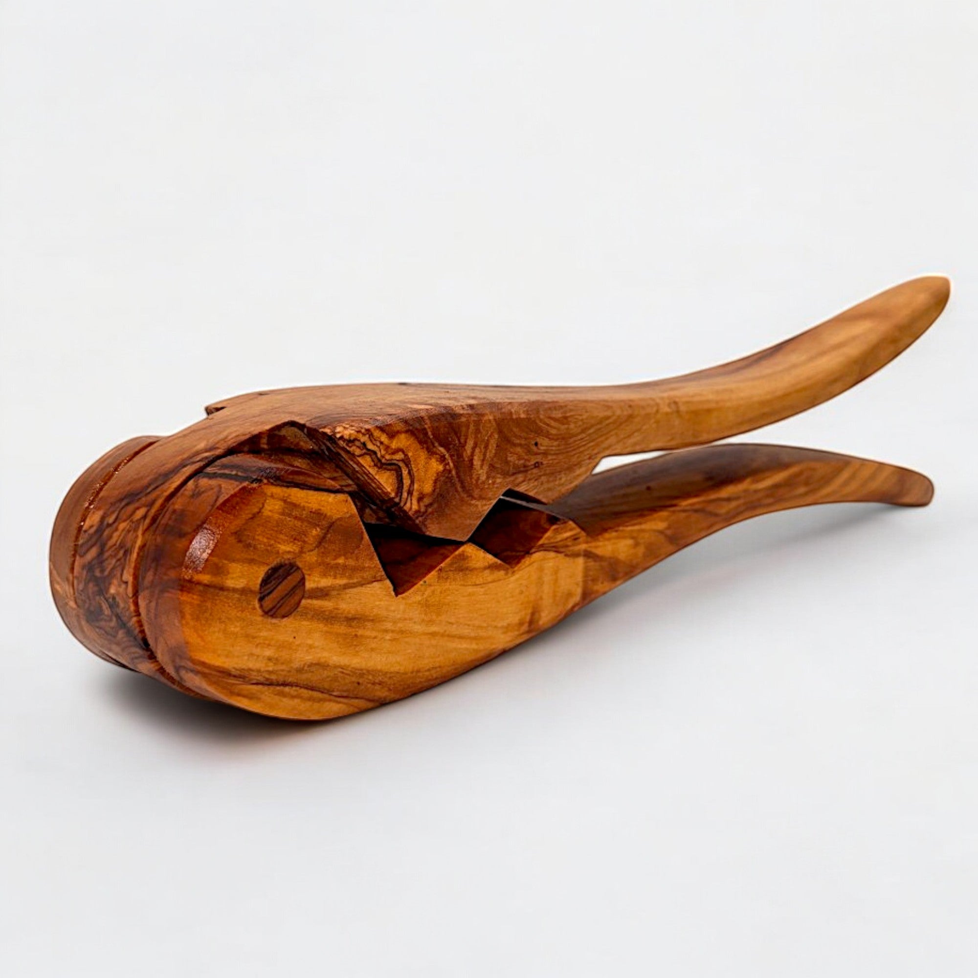 Olive Wood Pliers Nutcracker | Handheld Wooden Lever Manual Walnut Cracker