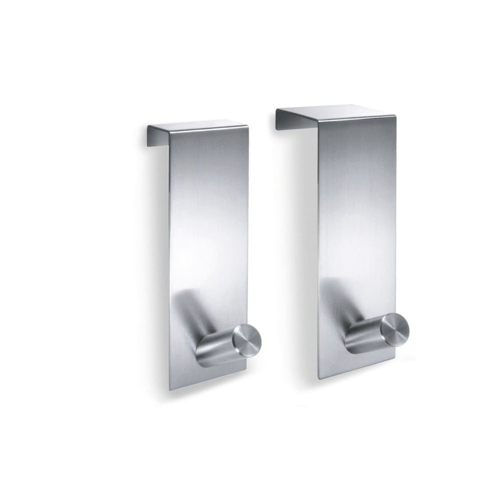 Zack Exit Premium Brushed Stainless Steel Rebate Door Hook - Award-Winning German Design