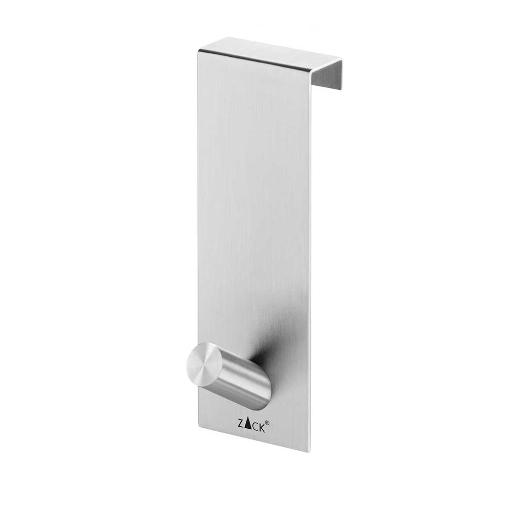 Zack Exit Premium Brushed Stainless Steel Rebate Door Hook - Award-Winning German Design