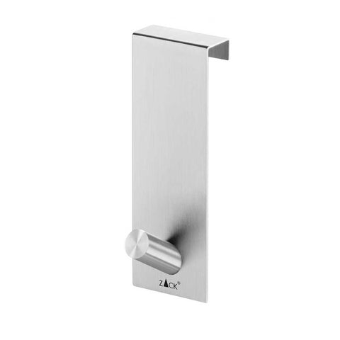 Zack Exit Premium Brushed Stainless Steel Rebate Door Hook - Award-Winning German Design