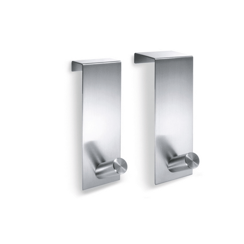 Zack Exit Premium Brushed Stainless Steel Rebate Door Hook - Award-Winning German Design