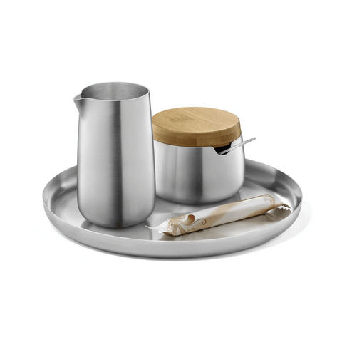Zack Bevo Premium Brushed Stainless Steel Cream Jug (350ml) - Award-Winning German Design