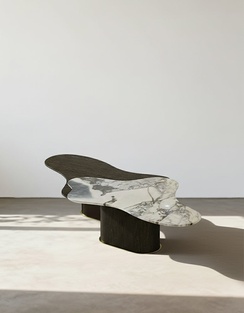Baines Coffee Table Set, Marble
