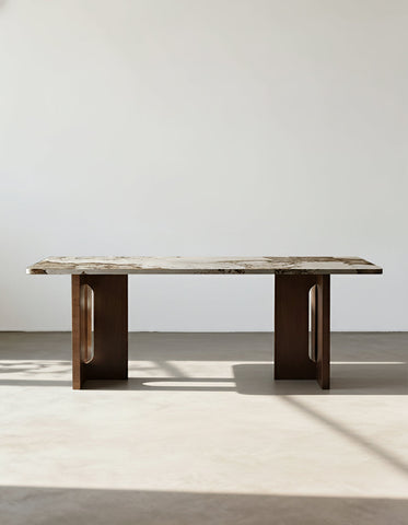 Dudley Dining Table, Marble