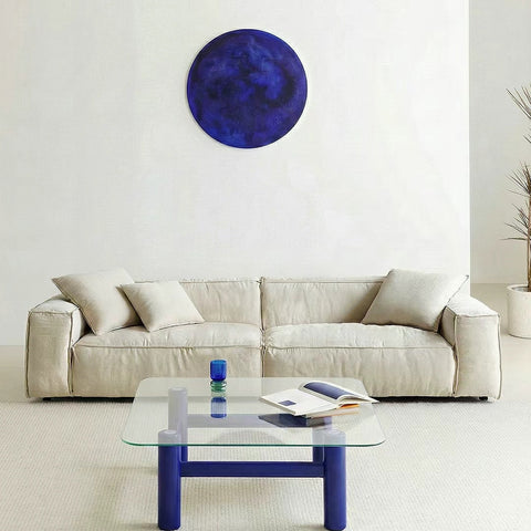 Dino Three Seater Sofa, Cotton Linen