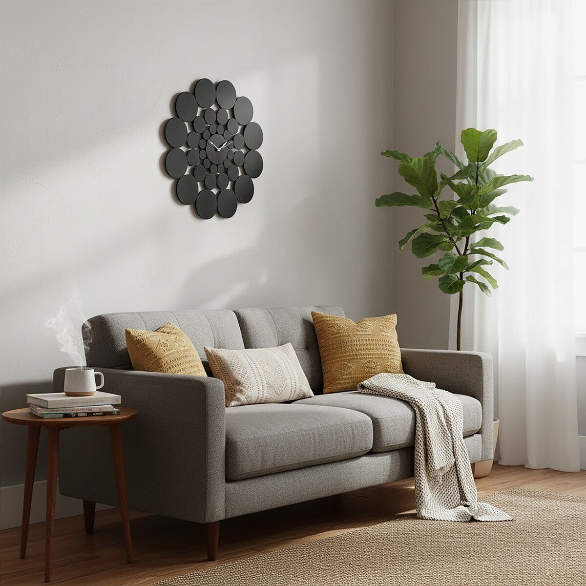 Datsun  Black Discs Design Wall Clock