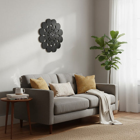 Datsun  Black Discs Design Wall Clock