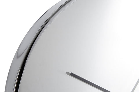 Bailie Chrome And Mirror Wall Clock