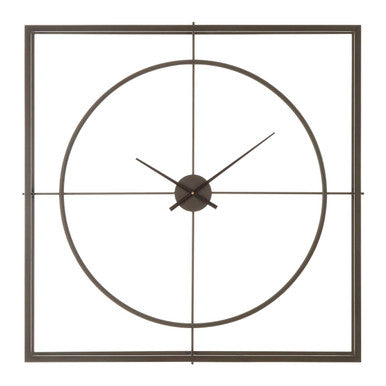 Trinity Rust Finish Wall Clock