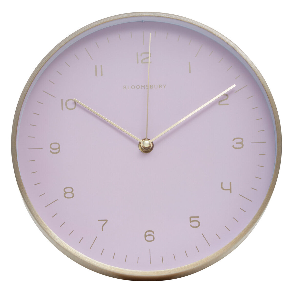 Elko Gold And Pink Finish Wall Clock