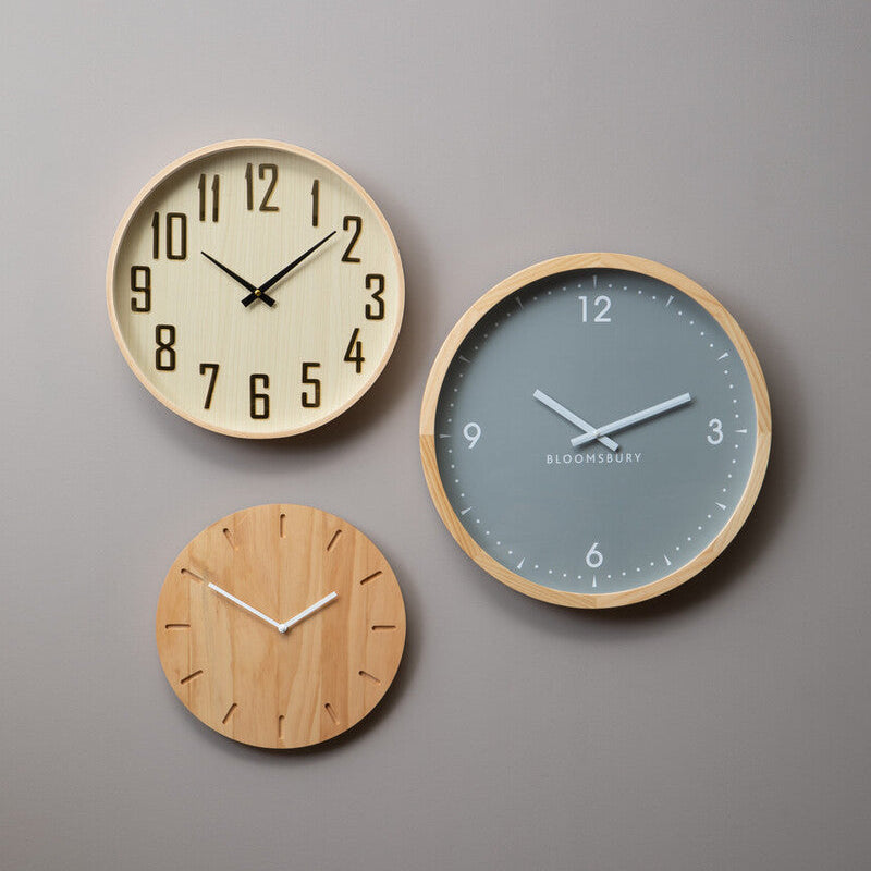 Vitus Grey Wall Clock