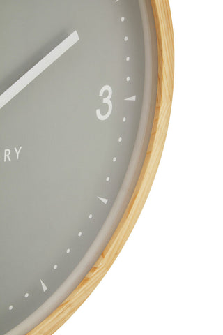 Vitus Grey Wall Clock