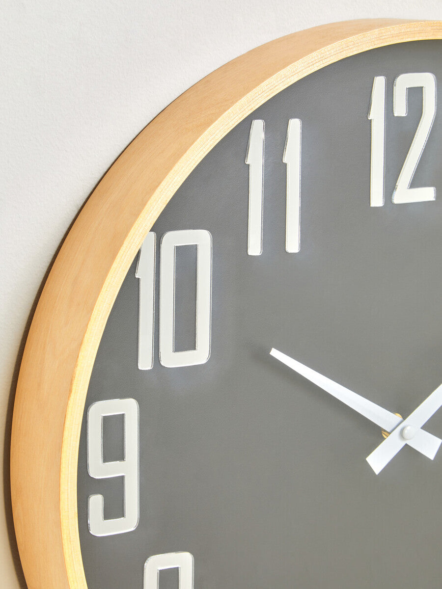 Vitus Black Wall Clock