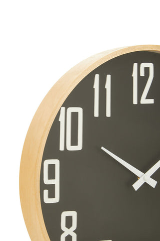 Vitus Black Wall Clock