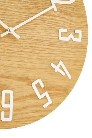 Vitus Natural Wood Effect Wall Clock