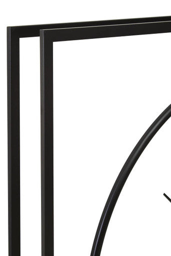 Trinity Black Finish Wall Clock