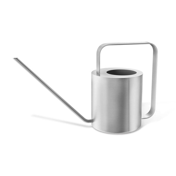 Zack Cala Premium 18cm Brushed Stainless Steel Watering Can - Compact Garden Luxury