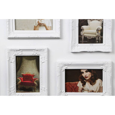 Maren 4 Photo White Plastic Multi Photo Frame
