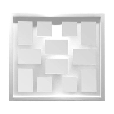 Maren White Multi Photo Frame
