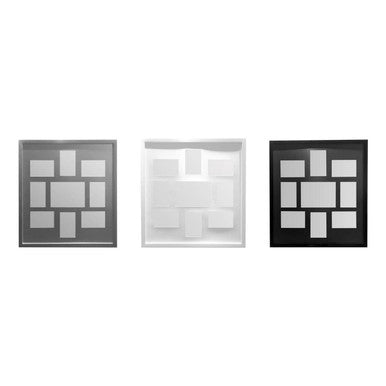 Maren Silver 9 Rectangular Multi Photo Frame