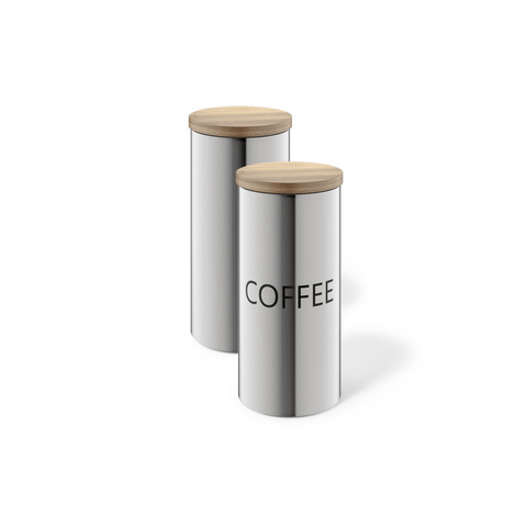 Zack Cera Premium 1.4L Brushed Stainless Steel Storage Canister - Aroma-Sealing Kitchen Luxury