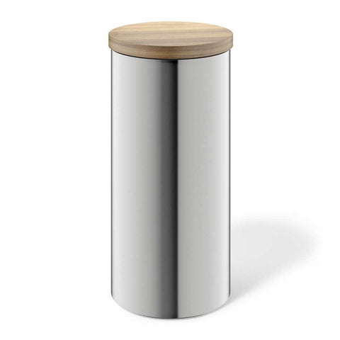 Zack Cera Premium 1.4L Brushed Stainless Steel Storage Canister - Aroma-Sealing Kitchen Luxury