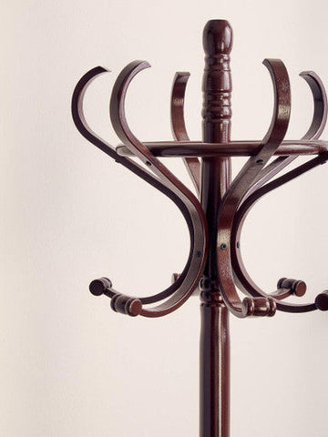 Kennedy Mahogany Finish Coat Stand