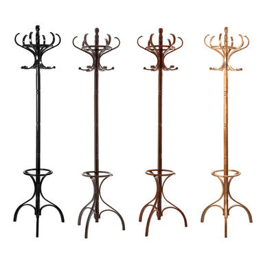 Kennedy Black Finish Floor Standing Coat Stand