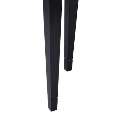 Clavier Black and Mirror Side Table