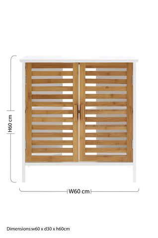 Verdon Bamboo Door Floor Standing Cabinet