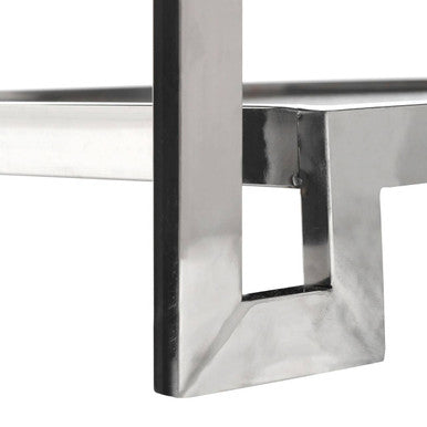 Carla Crocodile Leather Effect Coffee Table