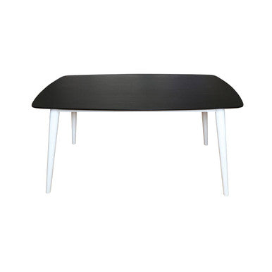 Cassy Black Ash Veneer Dining Table