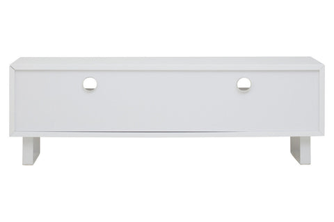 Moritz White High Gloss Media Cabinet