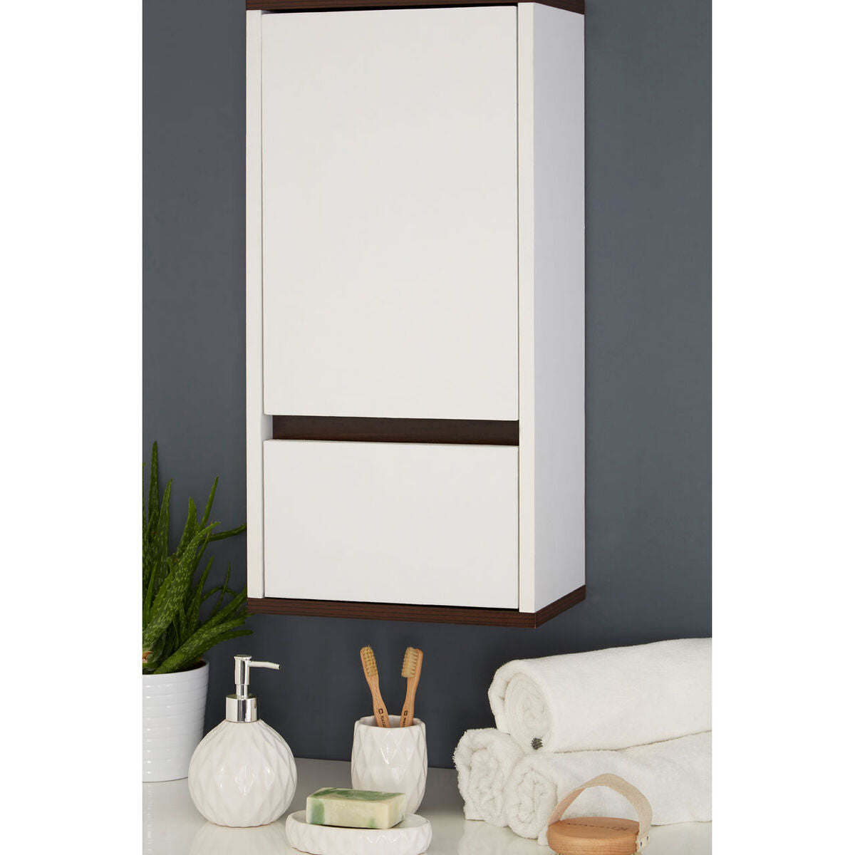 Chelsea Wall Cabinet with Drawer