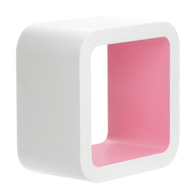 Set Of Three Varied White Wall Cubes